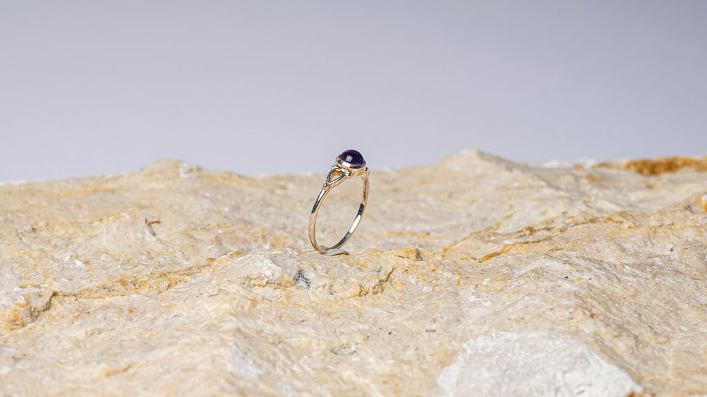 Amethyst Silver Ring