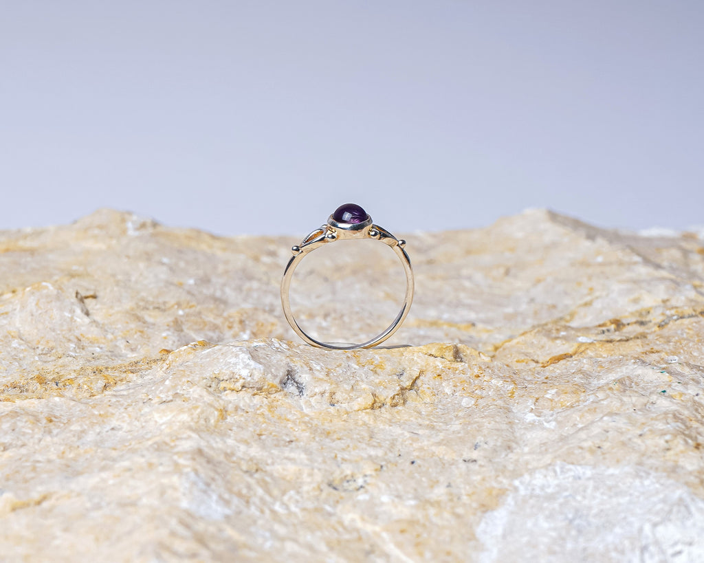 Amethyst Silver Ring