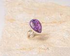 Purple Turquoise-Style Ring