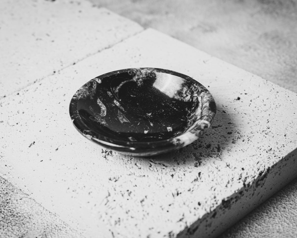 Moroccan Onyx Small Black Plate