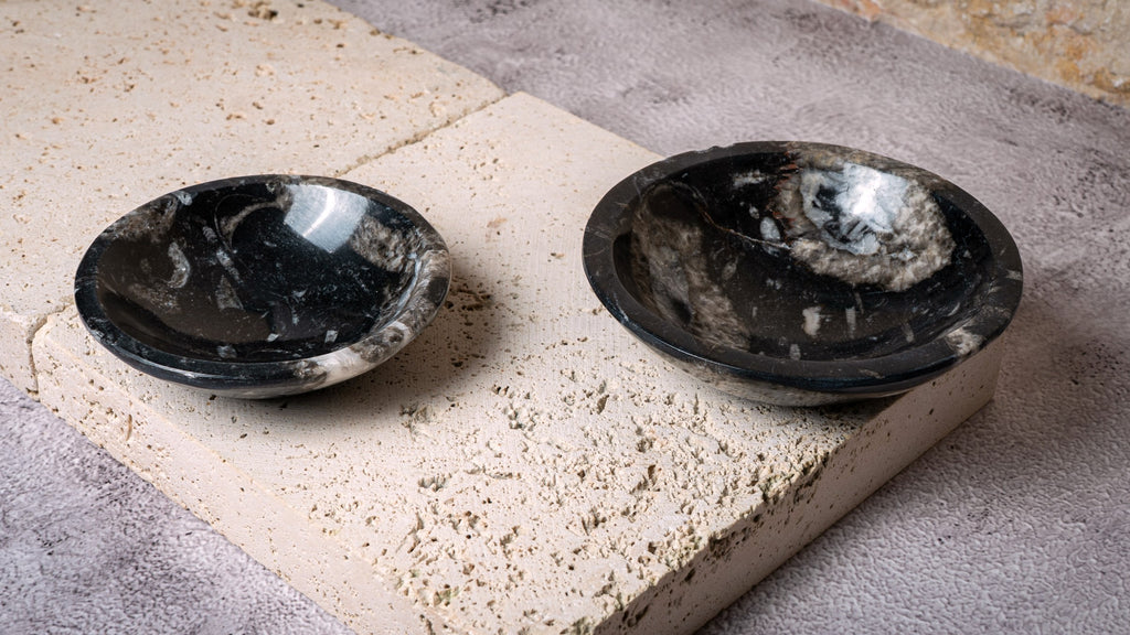 Moroccan Onyx Black Plate