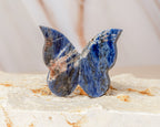 Sodalite Butterfly Carving