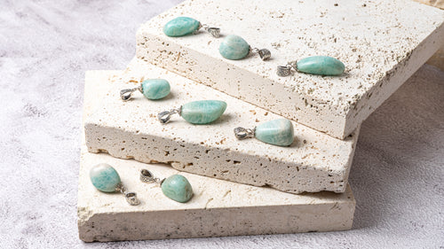 Amazonite Tumble Pendant