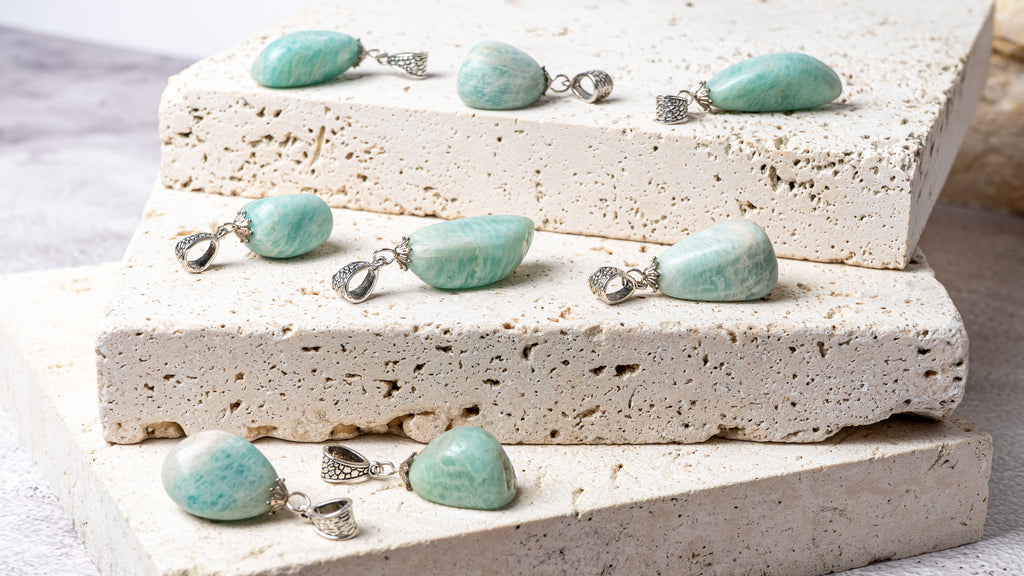 Amazonite Tumble Pendant