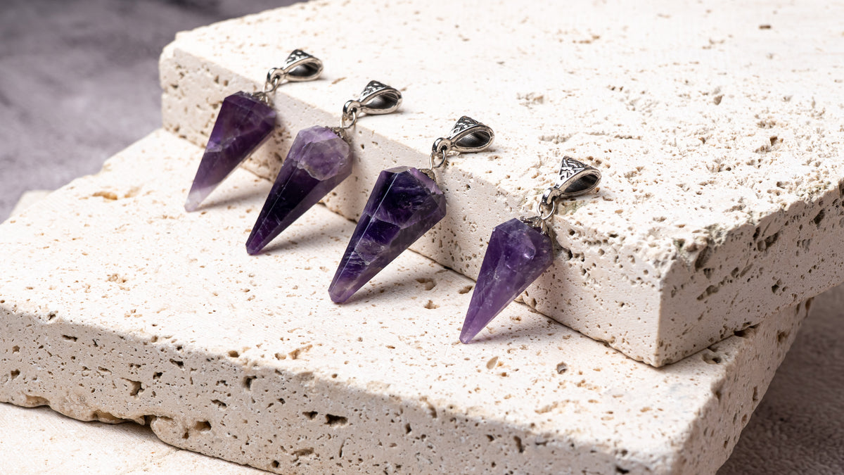 Amethyst Pendulum Pendant