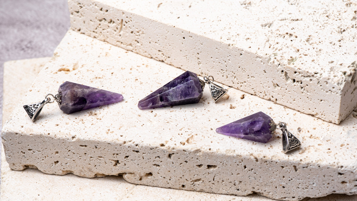 Amethyst Pendulum Pendant