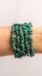 Malachite Chip Bracelet