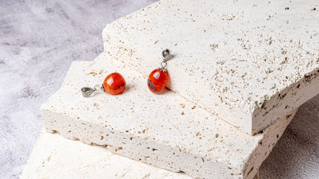 Red Carnelian Tumble Pendant