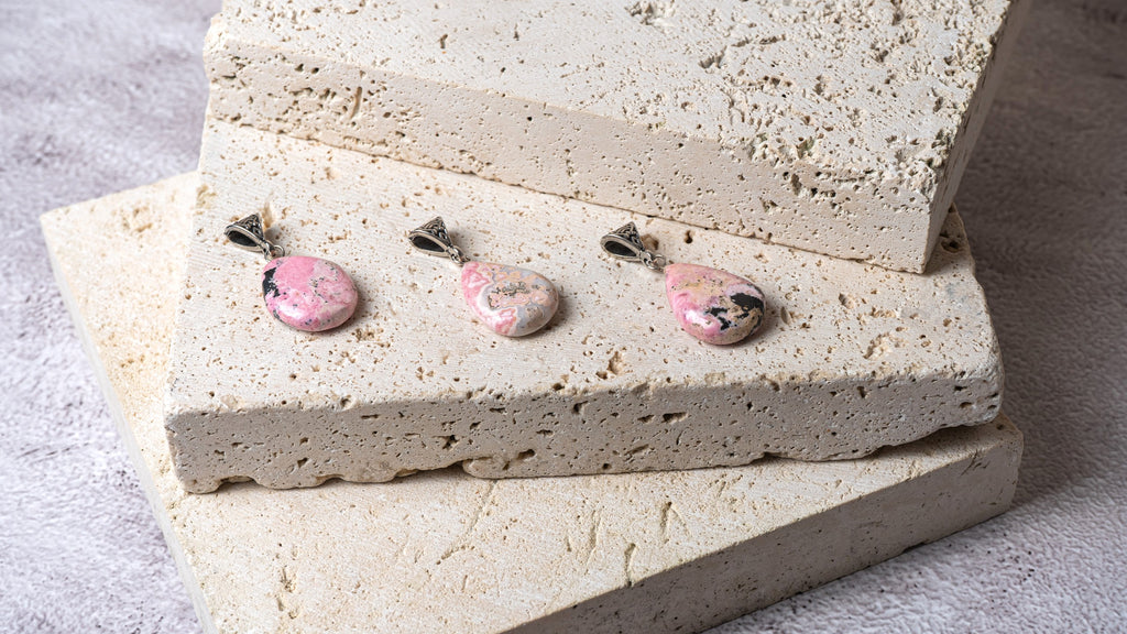 Rhodonite Drop Pendant