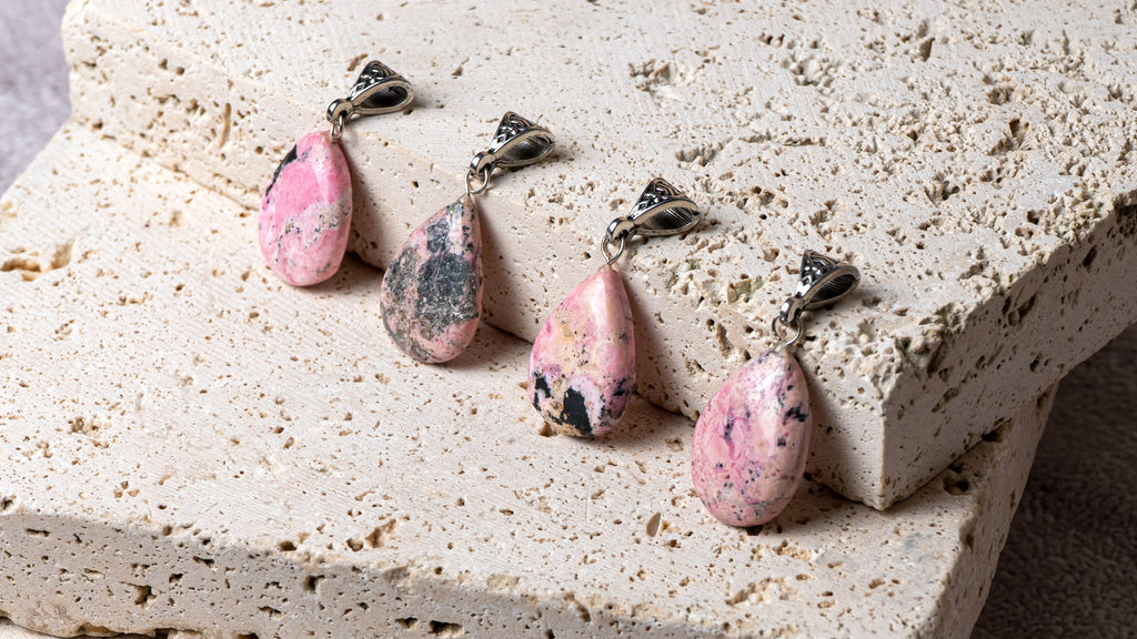 Rhodonite Drop Pendant