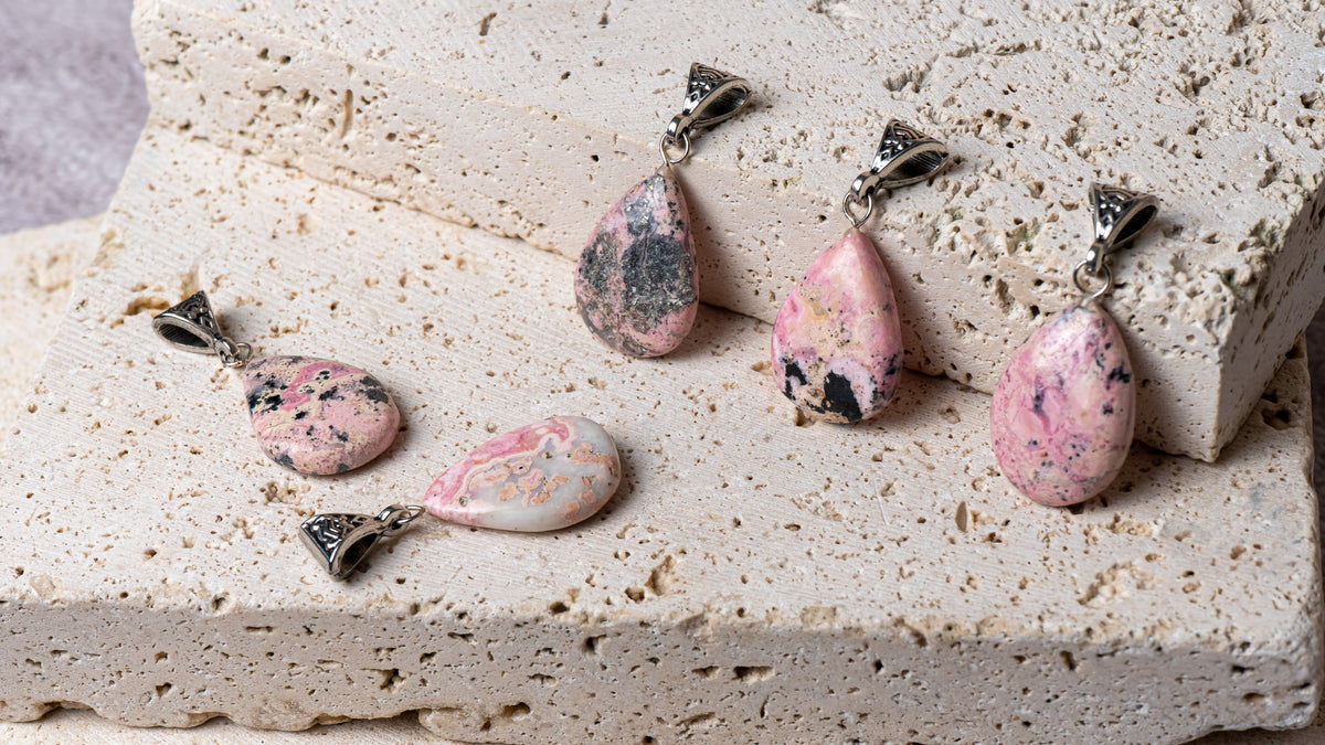 Rhodonite Drop Pendant