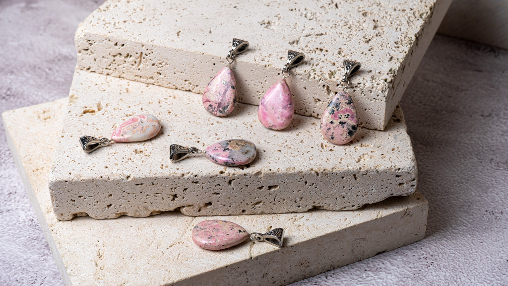 Rhodonite Drop Pendant