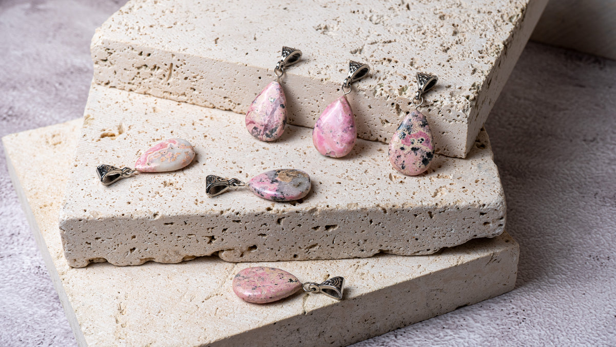 Rhodonite Drop Pendant