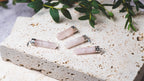 Rose Quartz Pencil Pendant