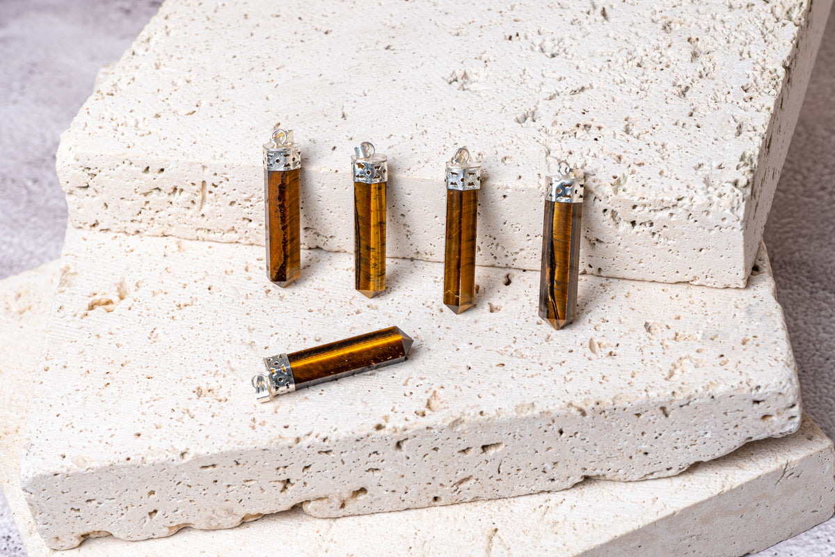 Tiger Eye Pencil Pendant