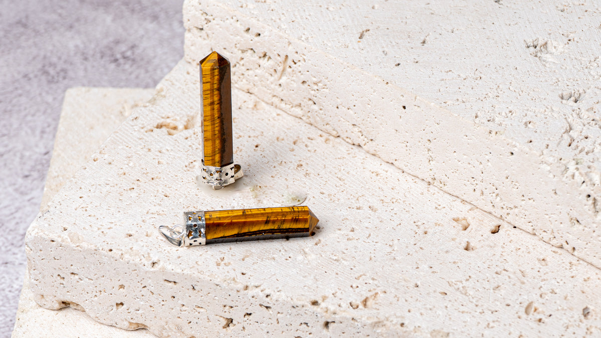 Tiger Eye Pencil Pendant